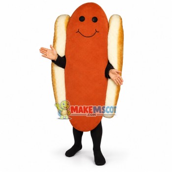 Delicious Sausage Bread Mascot Costume Delicious Sausage Bread Mascot Costume