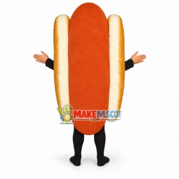 Delicious Sausage Bread Mascot Costume Delicious Sausage Bread Mascot Costume