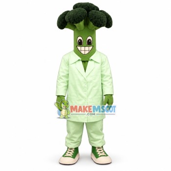 Broccoli Man Mascot Costume Whole Outfit Broccoli Man Mascot Costume Whole Outfit