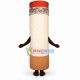 Lighted Cigarette Adult Cartoon Mascot Costume Lighted Cigarette Adult Cartoon Mascot Costume