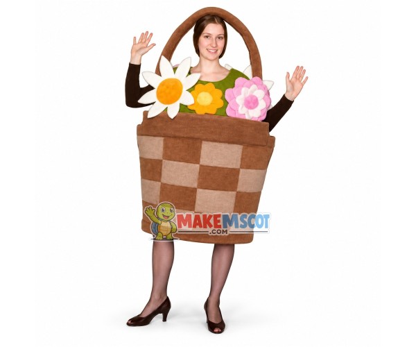 Bamboo Flower Basket Mascot Costume Bamboo Flower Basket Mascot Costume