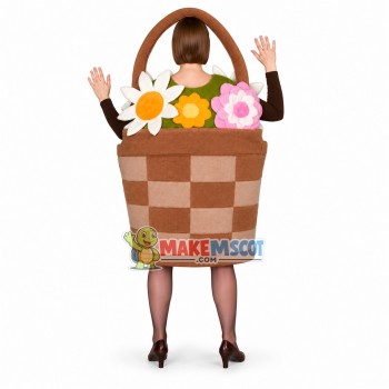 Bamboo Flower Basket Mascot Costume Bamboo Flower Basket Mascot Costume