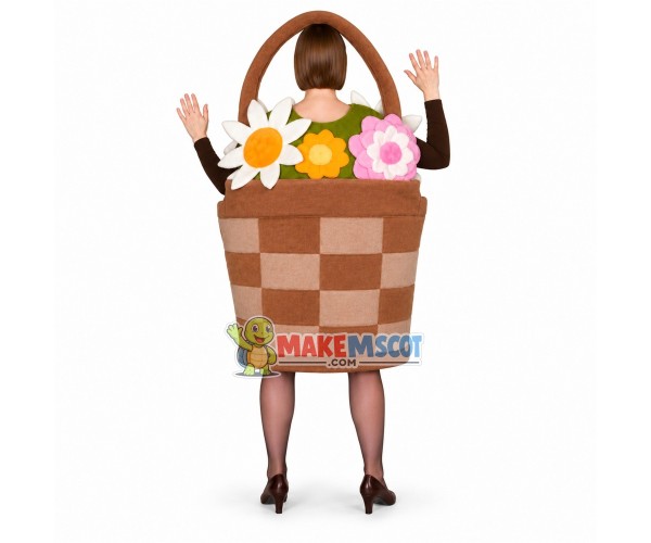 Bamboo Flower Basket Mascot Costume