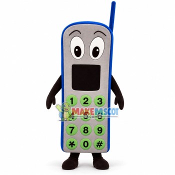 Vintage Calling Machine Mascot Costume Vintage Calling Machine Mascot Costume