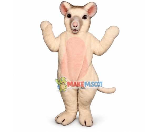 Huge White Plush Mouse Mascot Costume Huge White Plush Mouse Mascot Costume