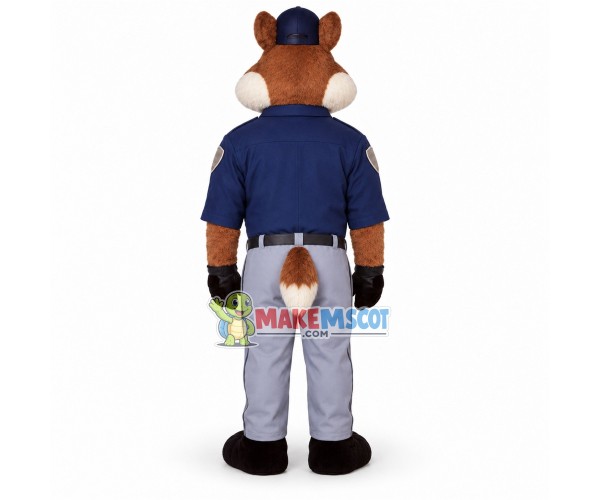 Honest Squirrel Constable Mascot Costume Honest Squirrel Constable Mascot Costume