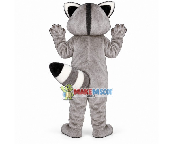 Carefully Gray Raccoon Mascot Costume