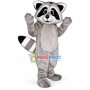 Carefully Gray Raccoon Mascot Costume