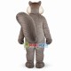 Hale Gray Plush Squirrel Mascot Costume Hale Gray Plush Squirrel Mascot Costume