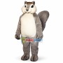 Hale Gray Plush Squirrel Mascot Costume