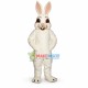 Pure White Rabbit With Red Eyes Mascot Costume Pure White Rabbit With Red Eyes Mascot Costume