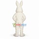 Pure White Rabbit With Red Eyes Mascot Costume Pure White Rabbit With Red Eyes Mascot Costume