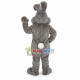 Mild Gray Furry Bunny Mascot Costume Mild Gray Furry Bunny Mascot Costume