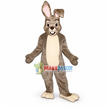 Standing Style Gray Rabbit Mascot Costume Standing Style Gray Rabbit Mascot Costume