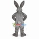 Angry Easter Gray Bunny Mascot Costume Angry Easter Gray Bunny Mascot Costume