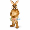 Adult Brown Plush Rabbit Mascot Costume