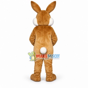 Adult Brown Plush Rabbit Mascot Costume Adult Brown Plush Rabbit Mascot Costume
