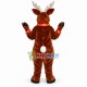 Christmas Elk With Bell Collar Mascot Costume Christmas Elk With Bell Collar Mascot Costume