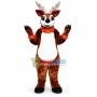 Christmas Elk With Bell Collar Mascot Costume