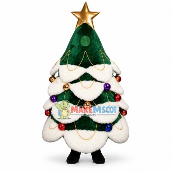 Christmas Tree Full of Decorations Mascot Costume Christmas Tree Full of Decorations Mascot Costume
