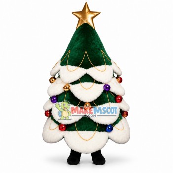 Christmas Tree Full of Decorations Mascot Costume Christmas Tree Full of Decorations Mascot Costume
