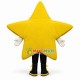 Funny Cartoon Five-pointed Star With Red Bow Mascot Costume Funny Cartoon Five-pointed Star With Red Bow Mascot Costume