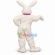 Content Furry Rabbit With Purple Bow Mascot Costume Content Furry Rabbit With Purple Bow Mascot Costume