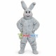 Confident Gray Plush Bunny Mascot Costume Confident Gray Plush Bunny Mascot Costume