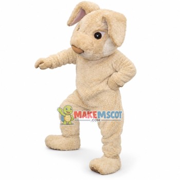 Easter Thinking Brown Rabbit Mascot Costume