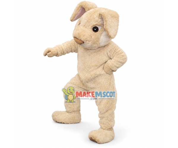 Easter Thinking Brown Rabbit Mascot Costume