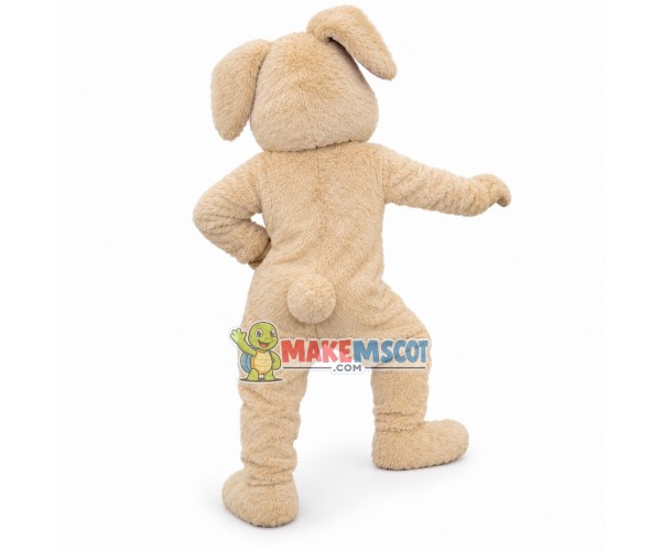Easter Thinking Brown Rabbit Mascot Costume