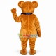 Teddy Bear Tied With Blue Ribbon Mascot Costume Teddy Bear Tied With Blue Ribbon Mascot Costume