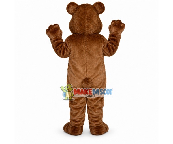 Naughty Brown Bear Adult Size Mascot Costume Naughty Brown Bear Adult Size Mascot Costume