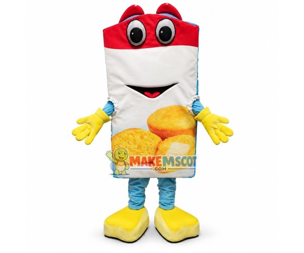 Corn Sponge Cake Mixed Powder Mascot Costume Corn Sponge Cake Mixed Powder Mascot Costume