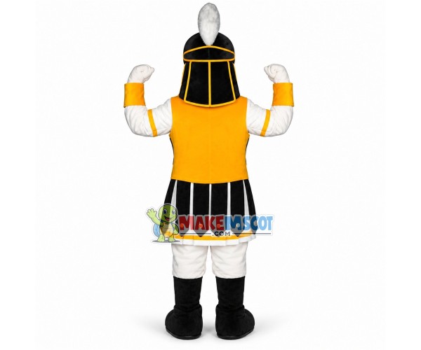 Power Bearded Soldier Mascot Costume