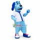 Stunned Blue Sport Dog Mascot Costume Stunned Blue Sport Dog Mascot Costume