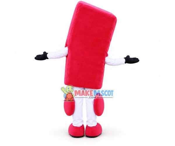 Red Skateboard of Association Mascot Costume Red Skateboard of Association Mascot Costume