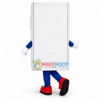 White Three-door Refrigerator Mascot Costume White Three-door Refrigerator Mascot Costume