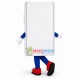 White Three-door Refrigerator Mascot Costume White Three-door Refrigerator Mascot Costume
