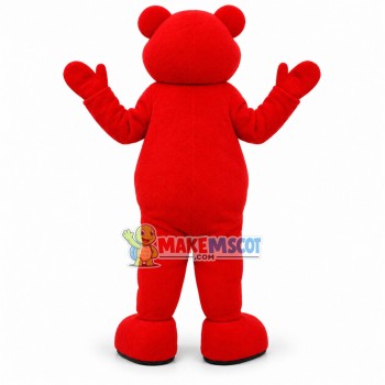 Whole Body Cute Red Bear Mascot Costume Whole Body Cute Red Bear Mascot Costume