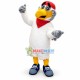 College White Plush Woodpecker Mascot Costume College White Plush Woodpecker Mascot Costume