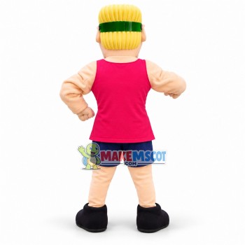 Orgy Blonde Muscle Man Mascot Costume Orgy Blonde Muscle Man Mascot Costume