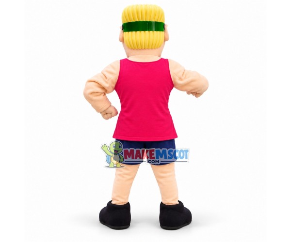 Orgy Blonde Muscle Man Mascot Costume Orgy Blonde Muscle Man Mascot Costume
