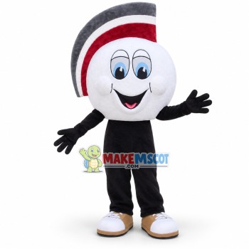 Interesting Cartoon Snow Ball Mascot Costume Interesting Cartoon Snow Ball Mascot Costume