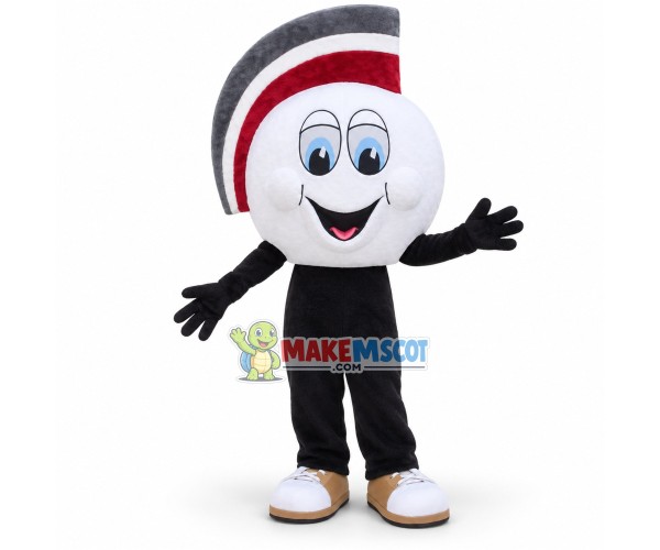 Interesting Cartoon Snow Ball Mascot Costume Interesting Cartoon Snow Ball Mascot Costume