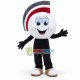 Interesting Cartoon Snow Ball Mascot Costume