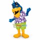 Cozy Beach Parrot In Shirt Mascot Costume