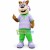 Academic Squirrel In Light Purple Polo Shirt Mascot Costume