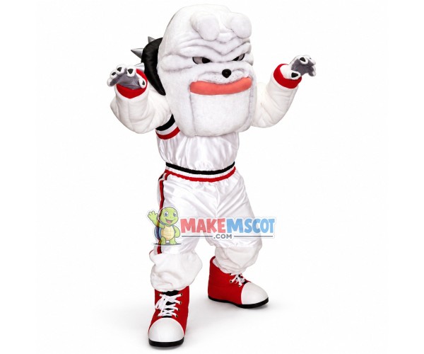 Domineering Basketball Player Bulldog Mascot Costume