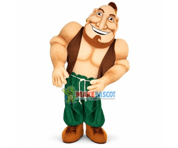 Aladdin Muscle Man Mascot Costume
